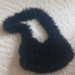 NWOT FAUX FUR LARGE BAG
